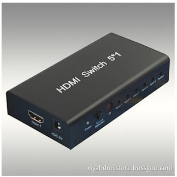 HDMI switcher 5*1 with metal housing